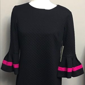 Eliza J NWT black & pink Nordstrom’s dress Sz. 8